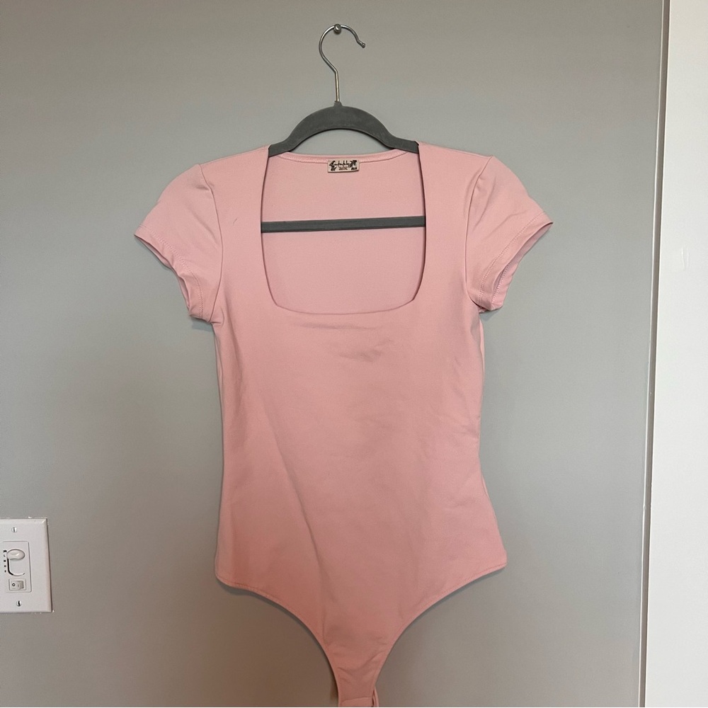 Free People Square neck bodysuit
